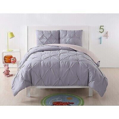 Twin Extra Long Anytime Pleated Kids' Comforter Set Lavender/Blush - My World