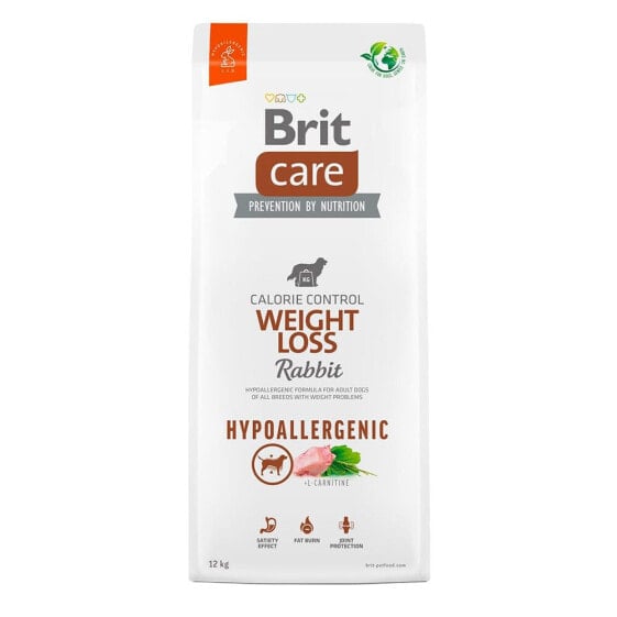 BRIT Care Hypoallergenic Adult Weight Loss Rabbit 12kg Dog Food