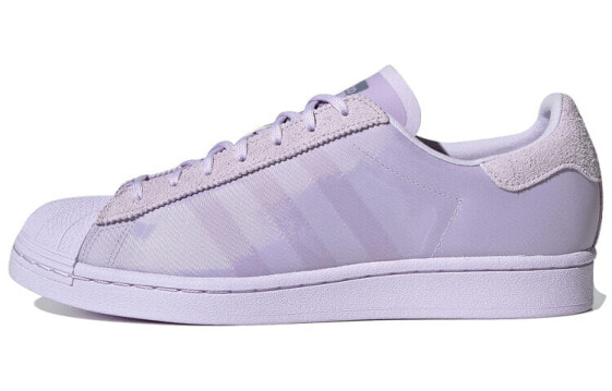 adidas originals Superstar 复古休闲 板鞋 男女同款 紫 / Кроссовки Adidas originals Superstar FZ5216