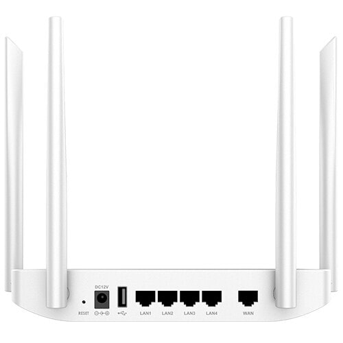 Grandstream GWN7052F - Wi-Fi 5 (802.11ac) - Dual-band (2.4 GHz / 5 GHz) - Ethernet LAN - White - Desktop/pole router