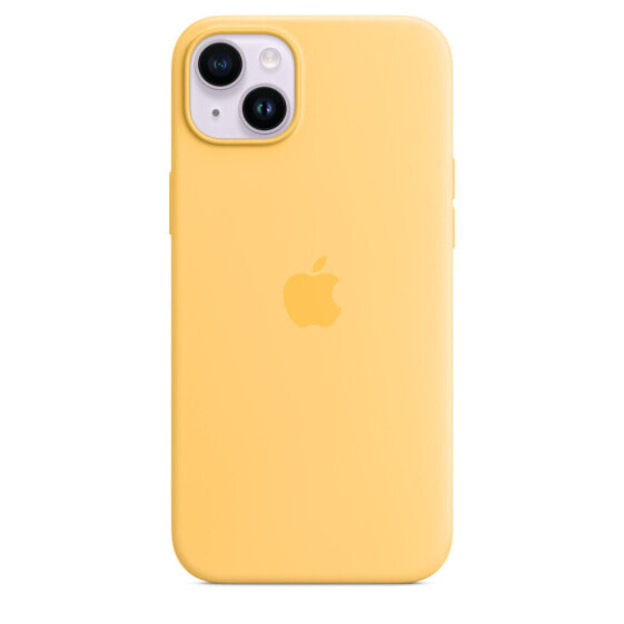 Apple iPhone 14 Plus Silicone Case with MagSafe - Sunglow - Cover - Apple - iPhone 14 Plus - 17 cm (6.7") - Yellow