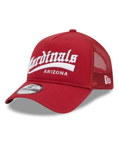 Men's Cardinal Arizona Cardinals Caliber Trucker 9FORTY Adjustable Hat