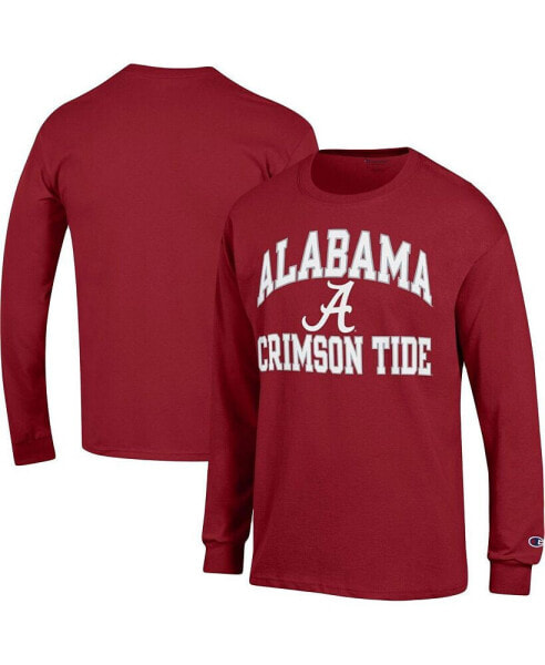 Men's Crimson Alabama Crimson Tide High Motor Long Sleeve T-shirt