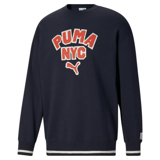 Puma Play Nyc Crew Neck Sweatshirt Mens Size XS 62176516