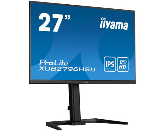 Iiyama ProLite XUB2796HSU-B5 - 68.6 cm (27") - 1920 x 1080 pixels - Full HD - LED - 1 ms - Black