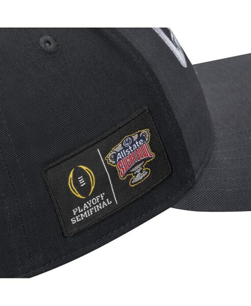 Men's Black College Football Playoff 2024 Sugar Bowl Champions Locker Room Adjustable Hat