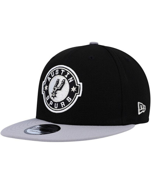 Men's Black, Silver Austin Spurs 2022-23 NBA G League Draft 9FIFTY Snapback Hat