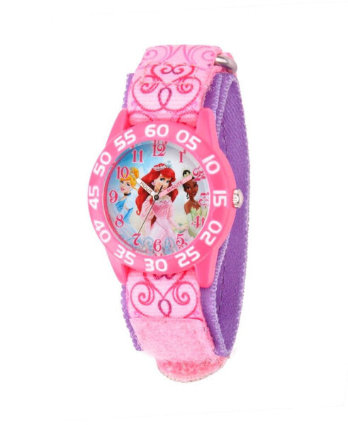 Часы и аксессуары ewatchfactory Дисней Принцесса наручные розовые пластиковые учебные часы для девочек