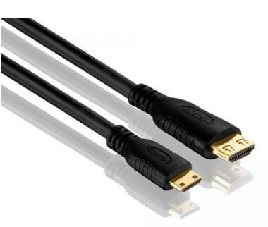 PureLink PI1200-015 - 1.5 m - HDMI Type C (Mini) - HDMI Type A (Standard) - Black