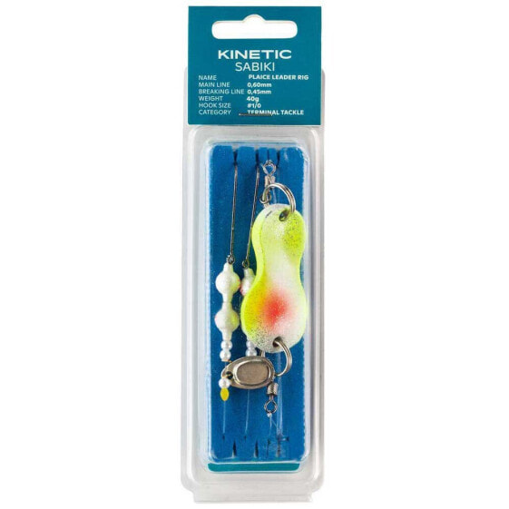 KINETIC Sabiki Plaice Leader 40g Feather Rig