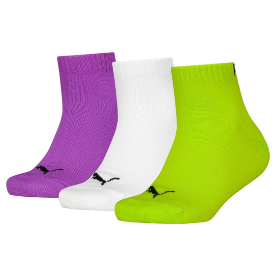 PUMA Kids Quarter short socks 3 pairs