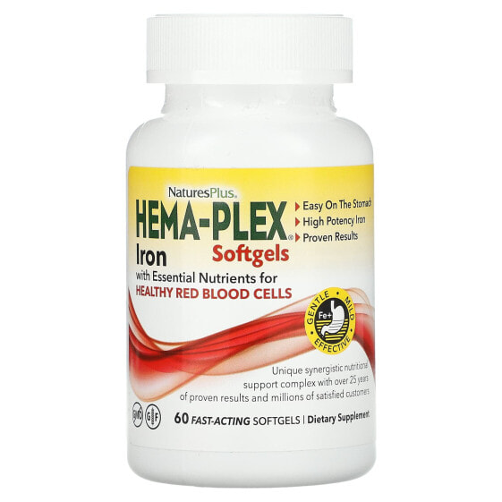 Hema-Plex, 60 Fast-Acting Softgels