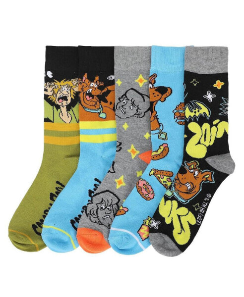 Men's Zoinks 5-Pair Casual Crew Socks