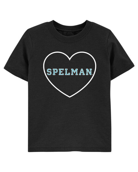 Toddler Glitter Spelman College Tee 5T