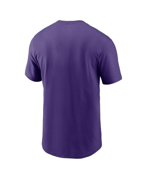 Men's Purple LSU Tigers Softball T-Shirt