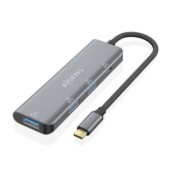 USB Hub Aisens A109-0762 Grey (1 Unit)