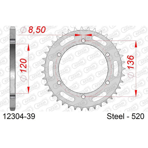 AFAM 12304 rear sprocket