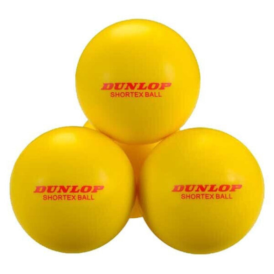 Мячи для большого тенниса для детей 3-6 лет Dunlop Shortex Tennis Ball 12 штук