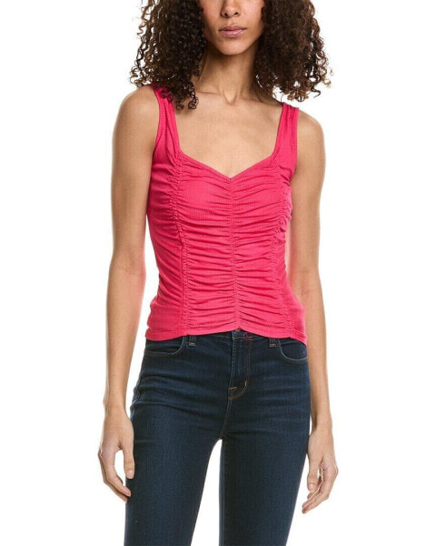 Project Social T Carilano Ruched Rib Tank Women's
