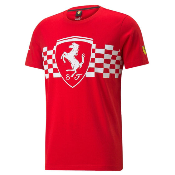 [535849-02] Mens Puma FERRARI RACE TONAL BIG SHIELD TEE