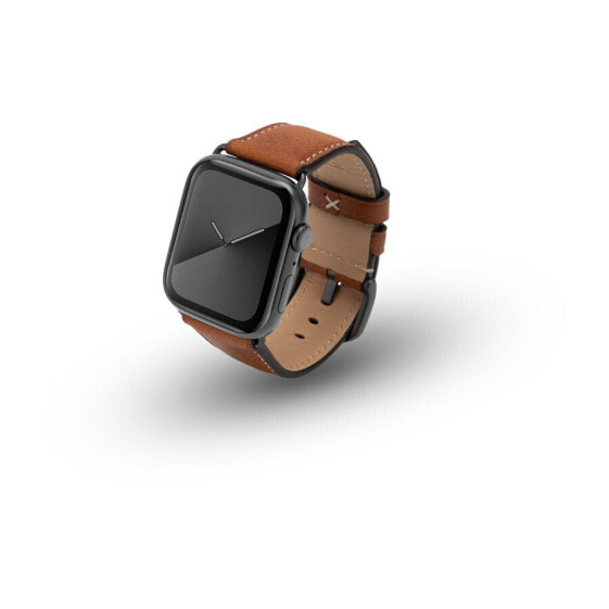 JT Berlin Watchband Charlie| Apple Watch Ultra/42/44/45mm| braun - Aluminium space grau| M