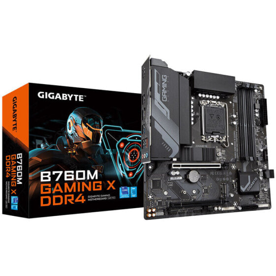 GIGABYTE B760M Gaming X DDR4, Intel B760 Mainboard - Sockel 1700, DDR4