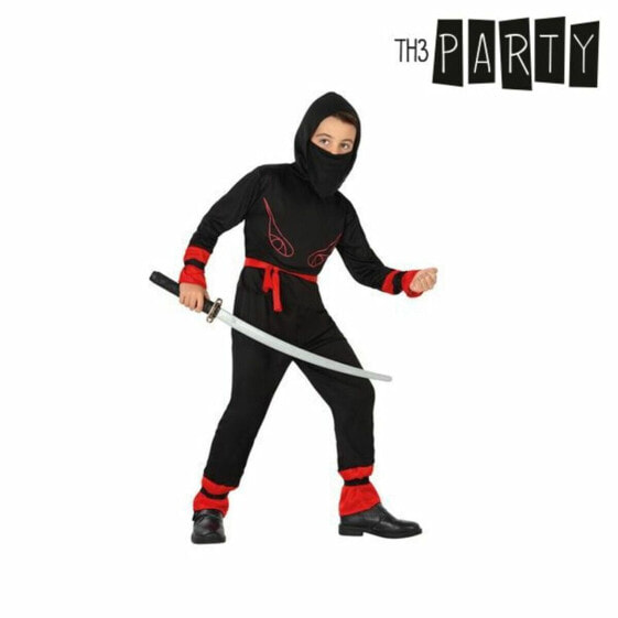 Маскарадные костюмы для детей Th3 Party Чёрный Красный (4 Предметы)