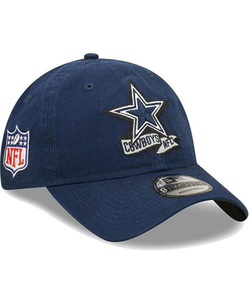 Бейсболка регулируемая New Era Dallas Cowboys 9TWENTY Великие Мальчики синего цвета