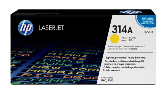 HP 314A Yellow Original LaserJet Toner Cartridge - 3500 pages - Yellow - 1 pc(s)