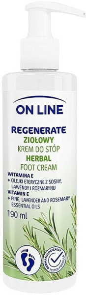 Regenerierende Fußcreme mit Kräutern