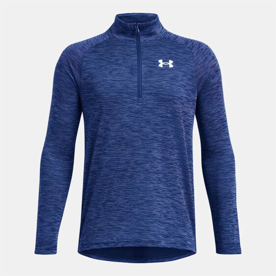 UNDER ARMOUR Tech Textured half zip long sleeve T-shirt