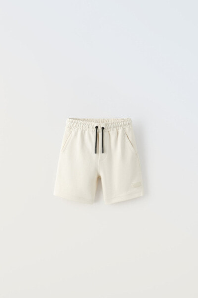 Comfort piqué bermuda shorts