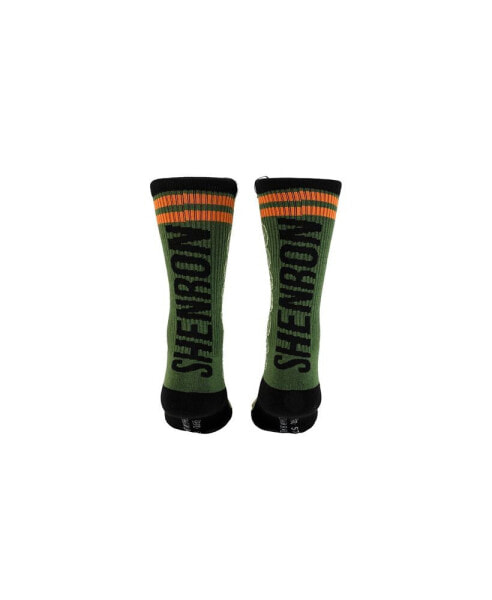 Men's Dragon Ball Super: Super Hero Shenron Green & Black Crew Socks