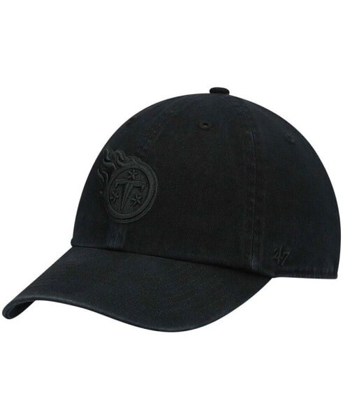 Men's Black Tennessee Titans Team Tonal Clean Up Adjustable Hat