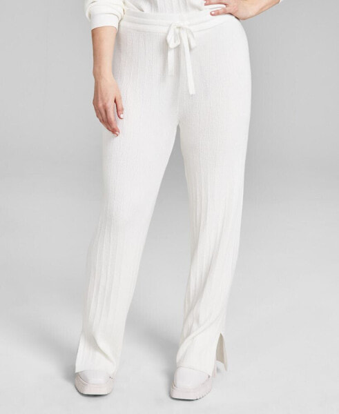Women's High-Rise Sweater Pants, Created for Macy's