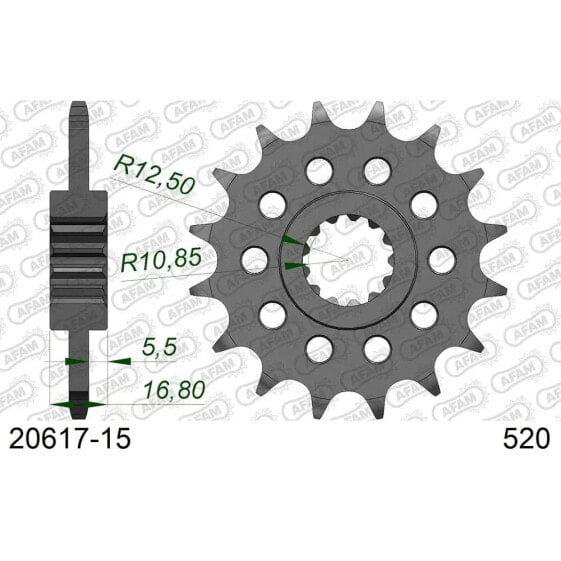 AFAM 20617 Front Sprocket