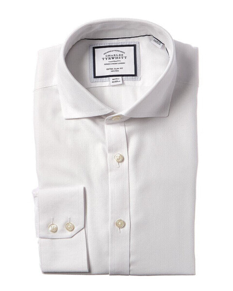 Charles Tyrwhitt Non-Iron Cambridge Weave Cutaway Extra Slim Fit Shirt Men's