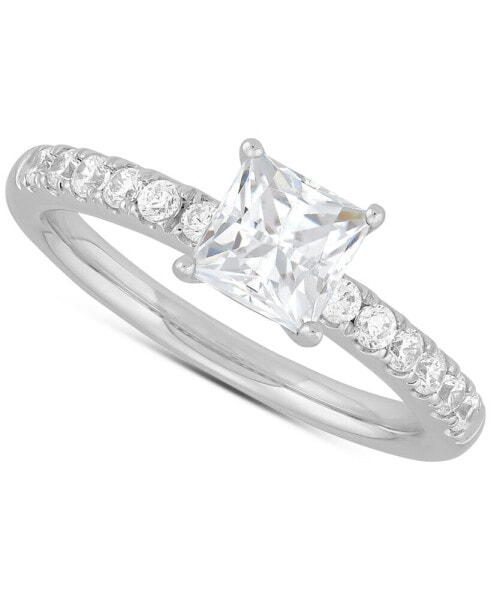 IGI Certified Lab Grown Diamond Ring (1-1/4 ct. t.w.) in 14k White Gold