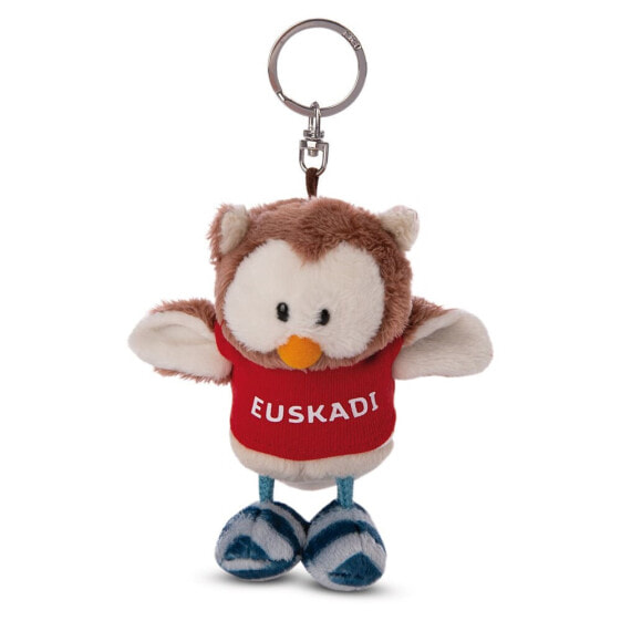 Игрушка-подвеска NICI Сова T-Shirt Euskadi 10 см Key Ring