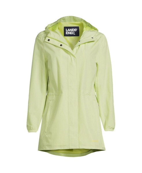 Women's Waterproof Hooded Packable Raincoat