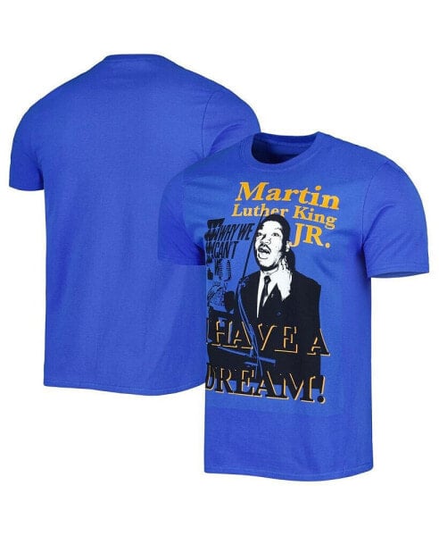 Men's and Women's Blue Martin Luther King Jr. Graphic T-shirt