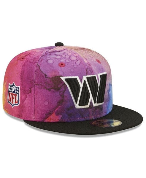 Men's Pink, Black Washington Commanders 2022 NFL Crucial Catch 59FIFTY Fitted Hat