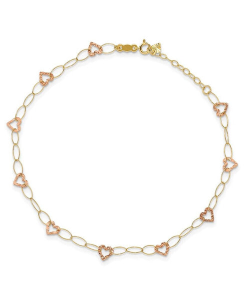 Браслет Macy's Heart Anklet из золота