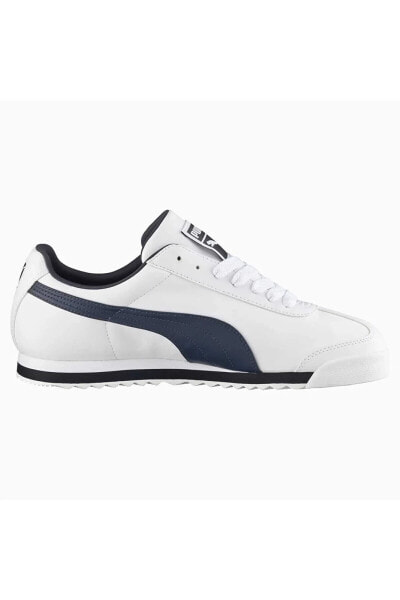 353572-12 Puma Roma Basic Erkek Spor Ayakkabı white-new navy