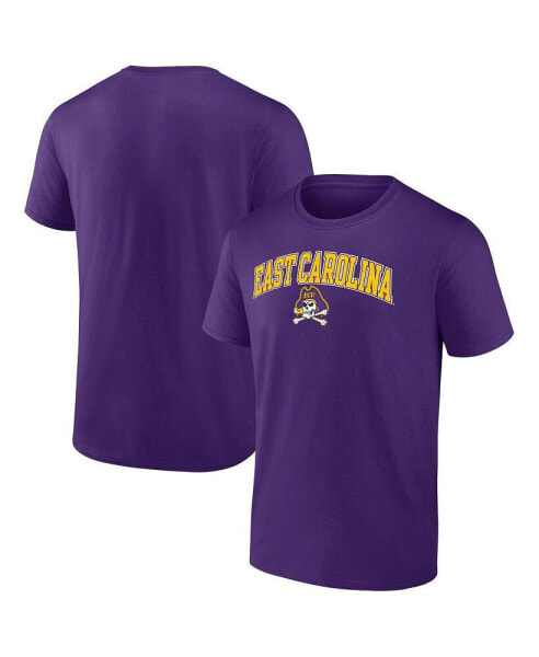 Men's Purple ECU Pirates Campus T-shirt