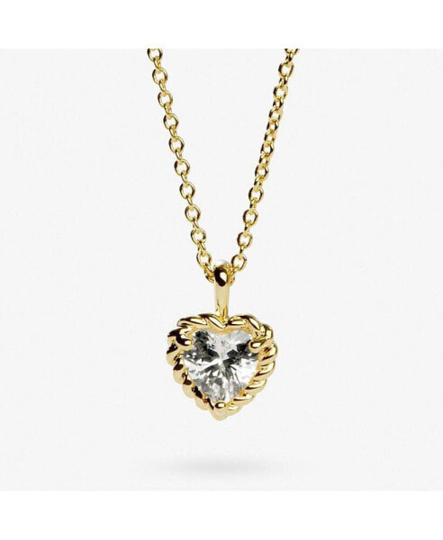 Gold Heart Necklace - Tracy