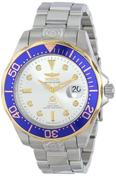 Invicta Men's 13788 Pro Diver Silver Dial Stainless Steel Automatic Watch