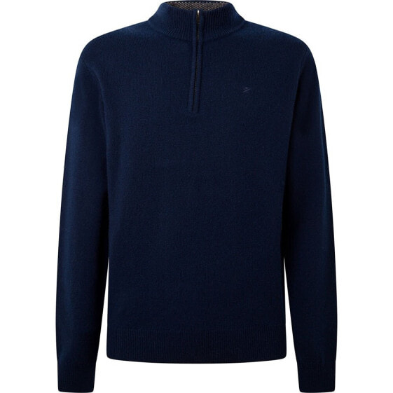 HACKETT Lambswool Half Zip Sweater