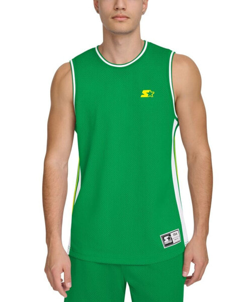 Men's Classic-Fit Tipped Mesh Basketball Tank