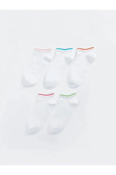 LCW DREAM Kadın Düz Patik Çorap 5'li Paket Paket